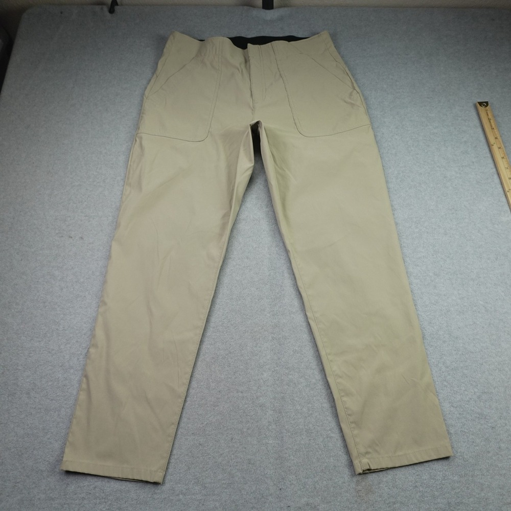 Eddie Bauer Pant Women 10 Tan Horizon Straight Ankle Hiking Outdoor